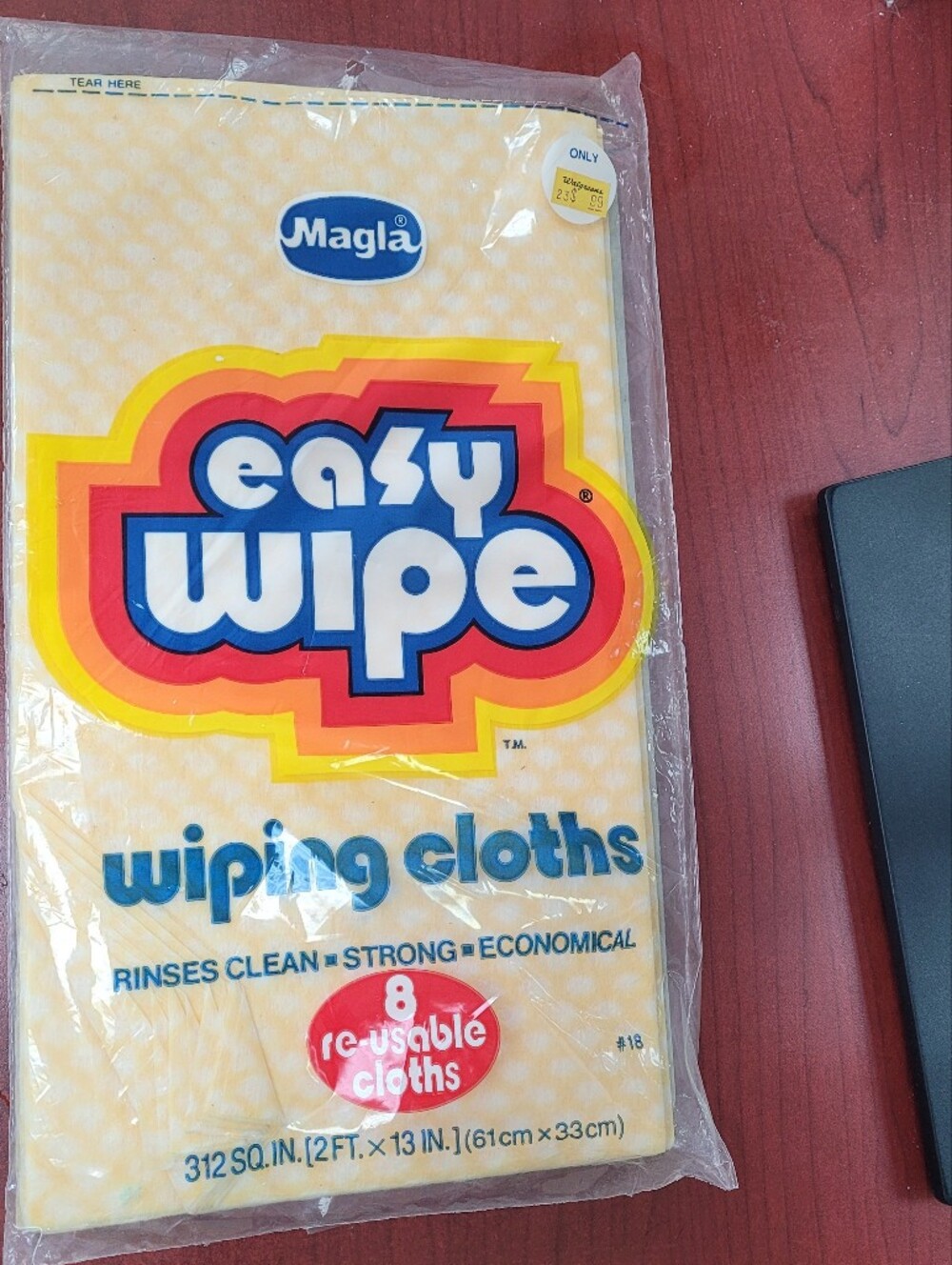 Vtg Easy Wipe Yellow Multipurpose Cleaning Cloths